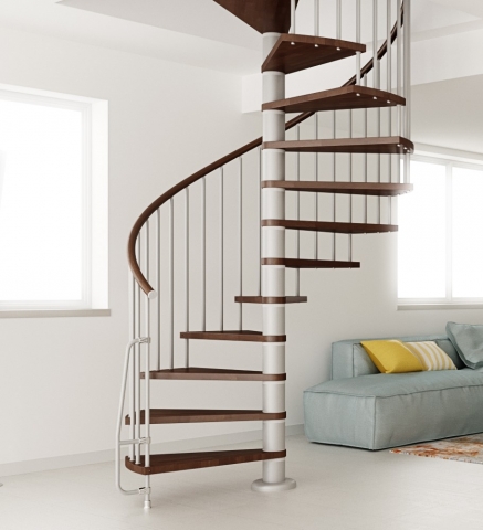 spiral staircase to attic
